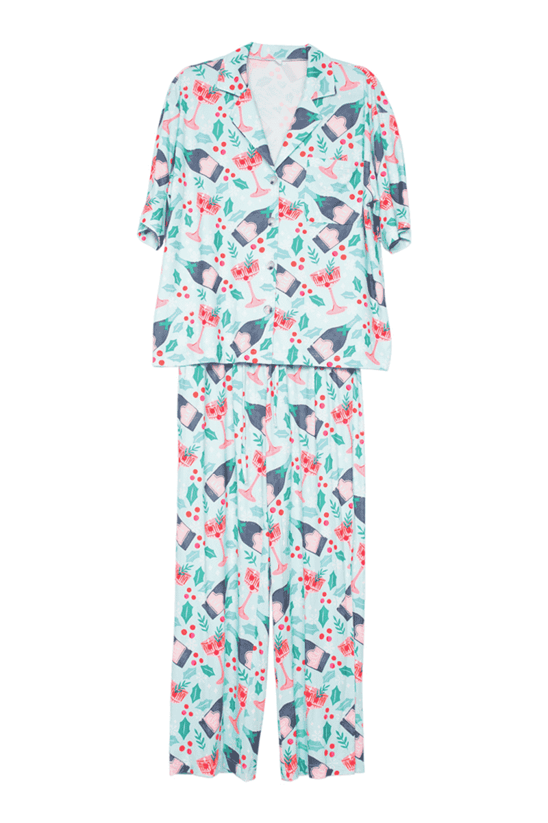 Christmas Champagne Holiday PJs