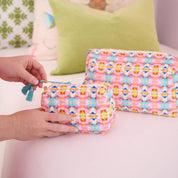 Sumner Pink Small Cosmetic Bag
