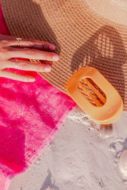 Round Flat Hair Clip | Large | Mango for it!