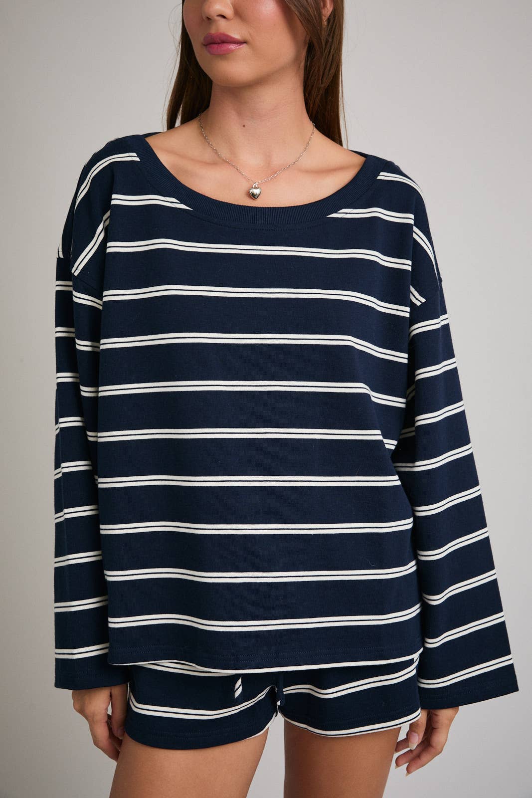Navy Striped Longsleeve
