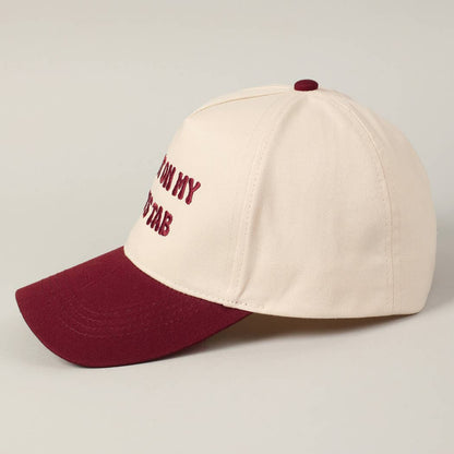 Put It On My Dad's Tab Embroidery Hat