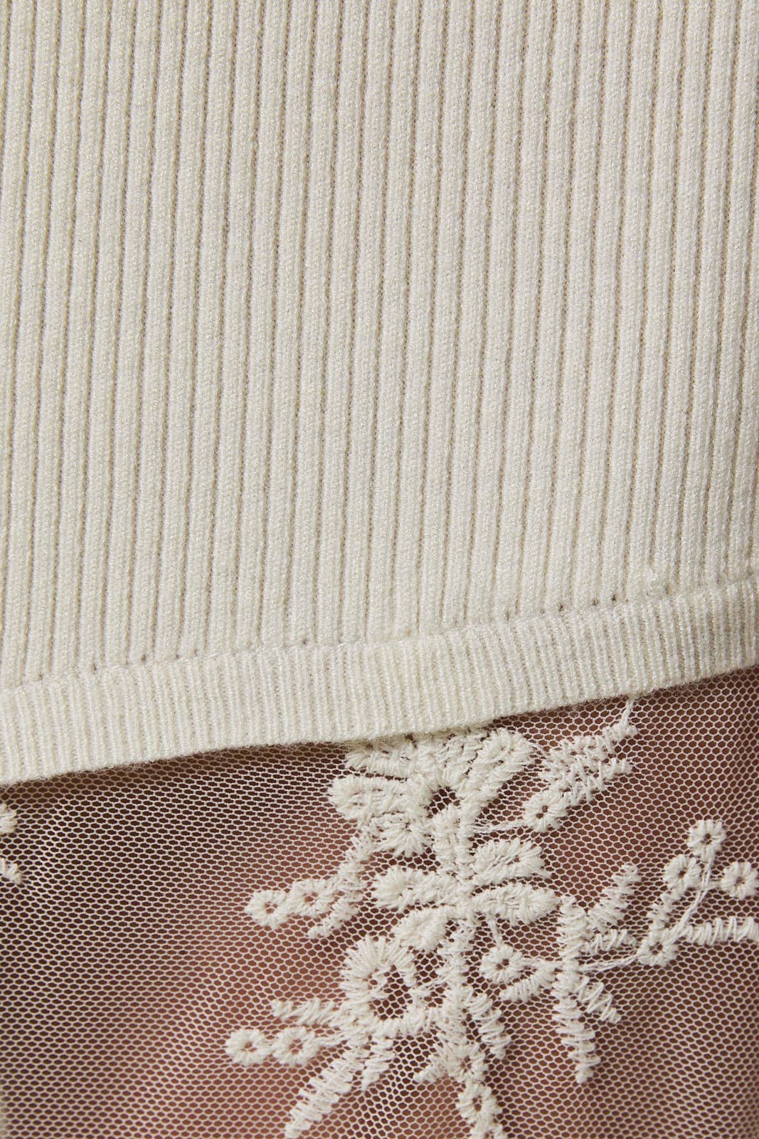 White Lace Sweater Tube Dress