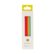 Rainbow Birthday Candles - 16 Pack from Ninety Nine Boutique