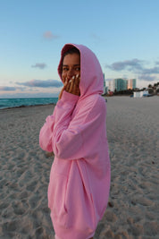 Pink Bikini Beaded Hoodie