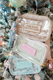 Blue Thank Heaven - Medium Clear Bag