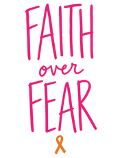 Print File 8.5x11 - Faith Over Fear Hand Lettered