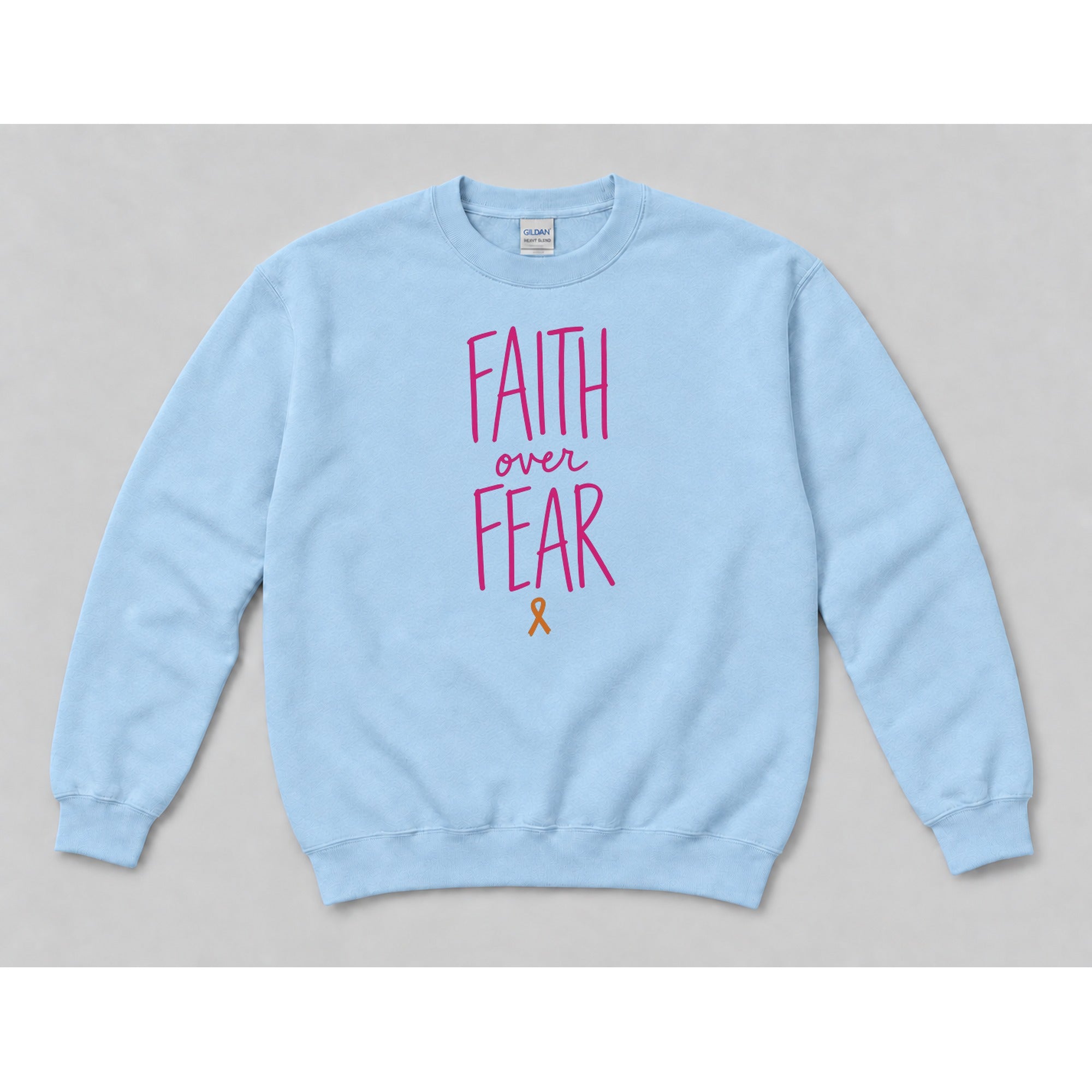 Crewneck Light Blue mockup