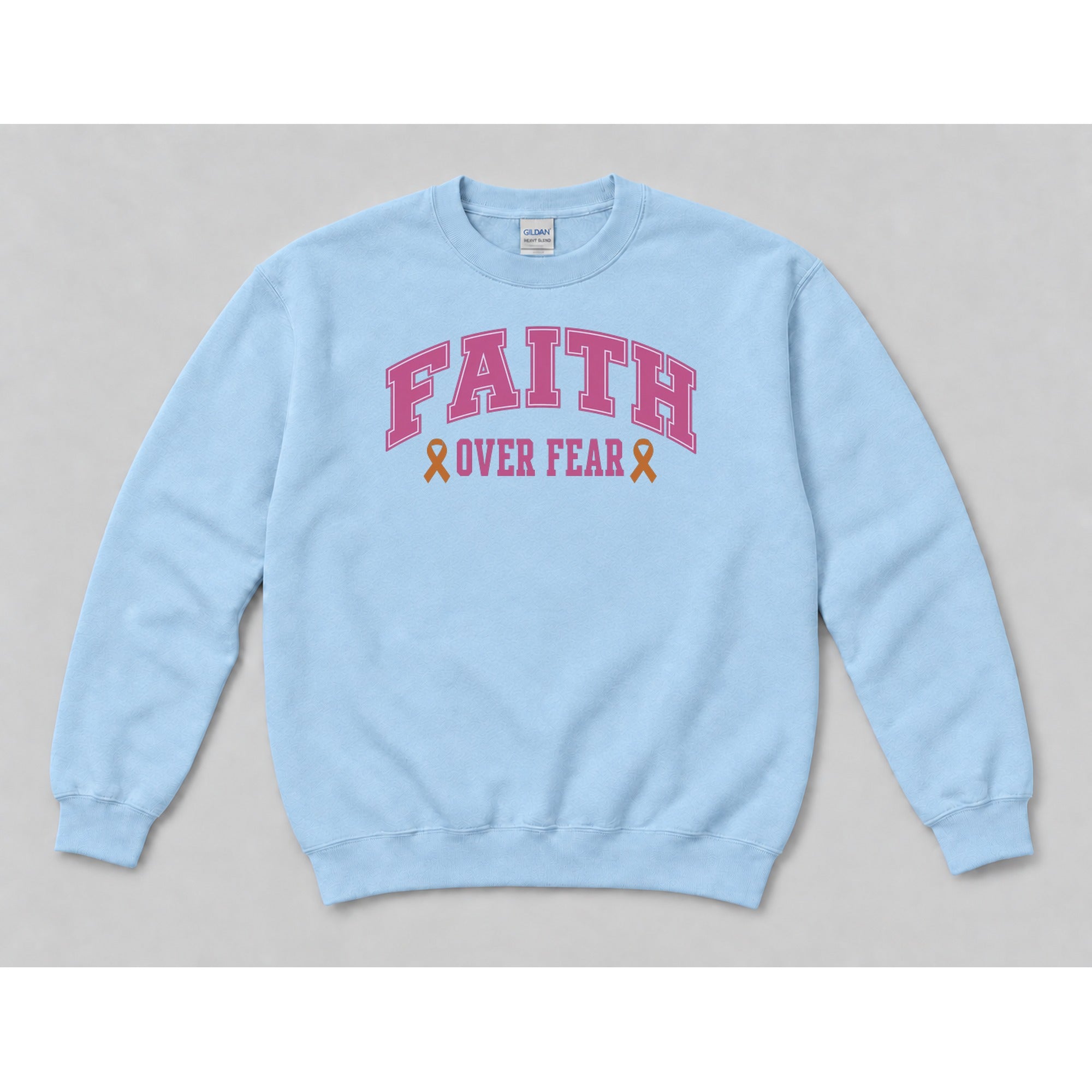 Crewneck Light Blue mockup
