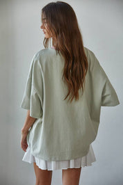 White Mini Wrap Tie Skort