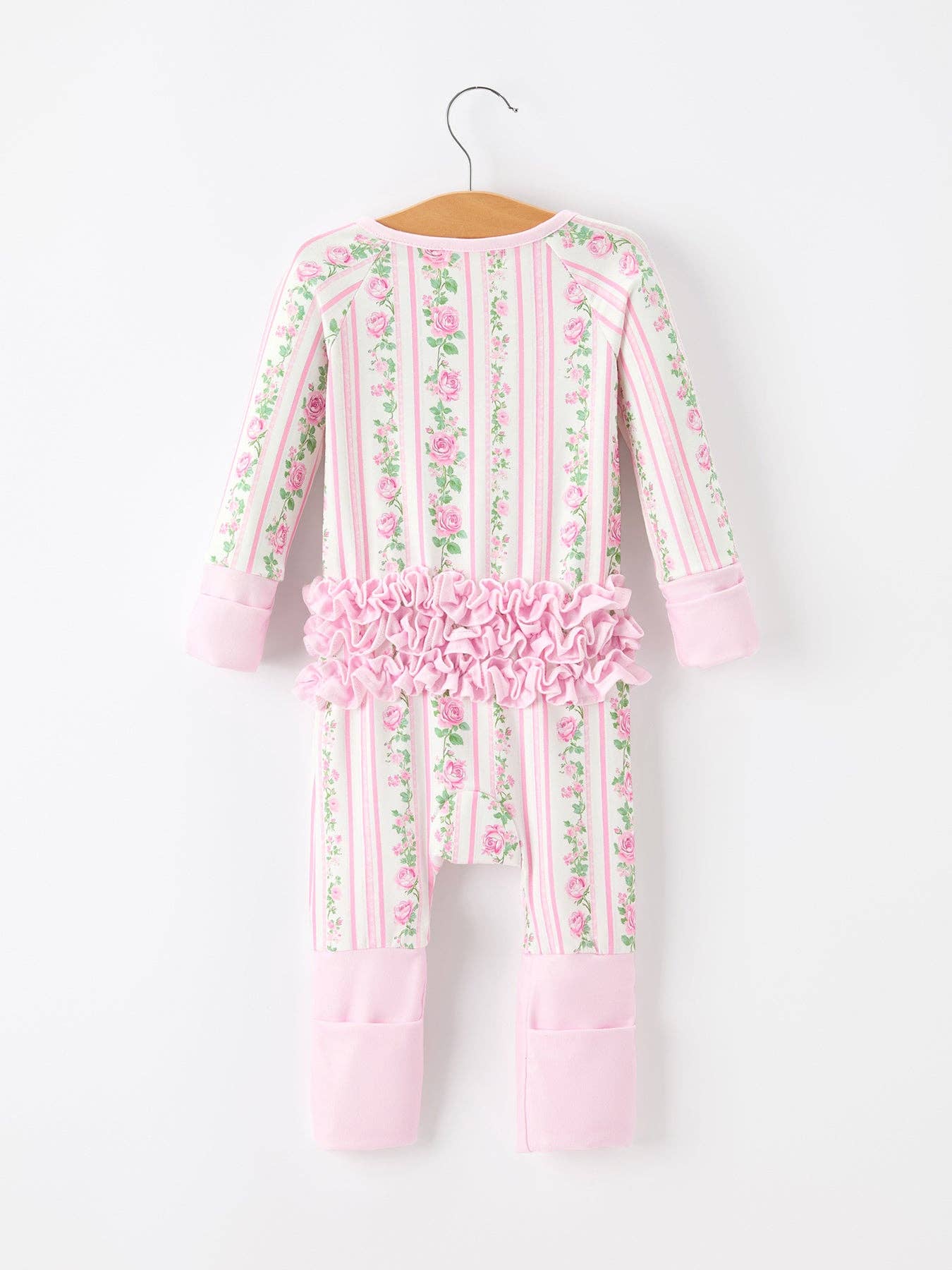 Pink Floral Baby Girl Jumpsuit