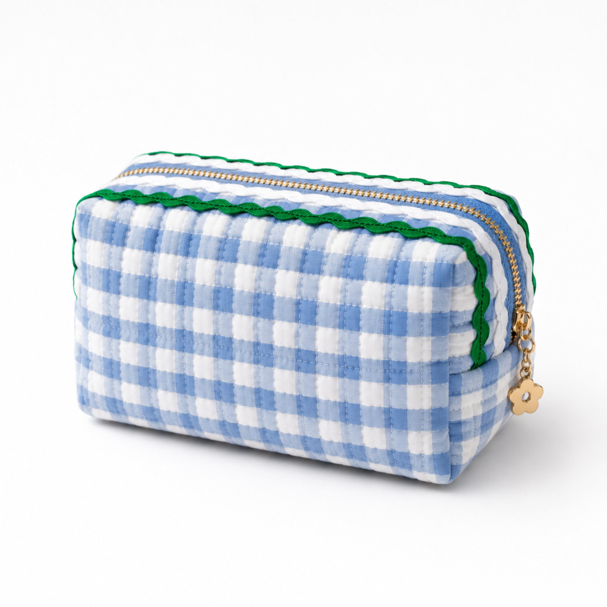 Gingham Cosmetic Case