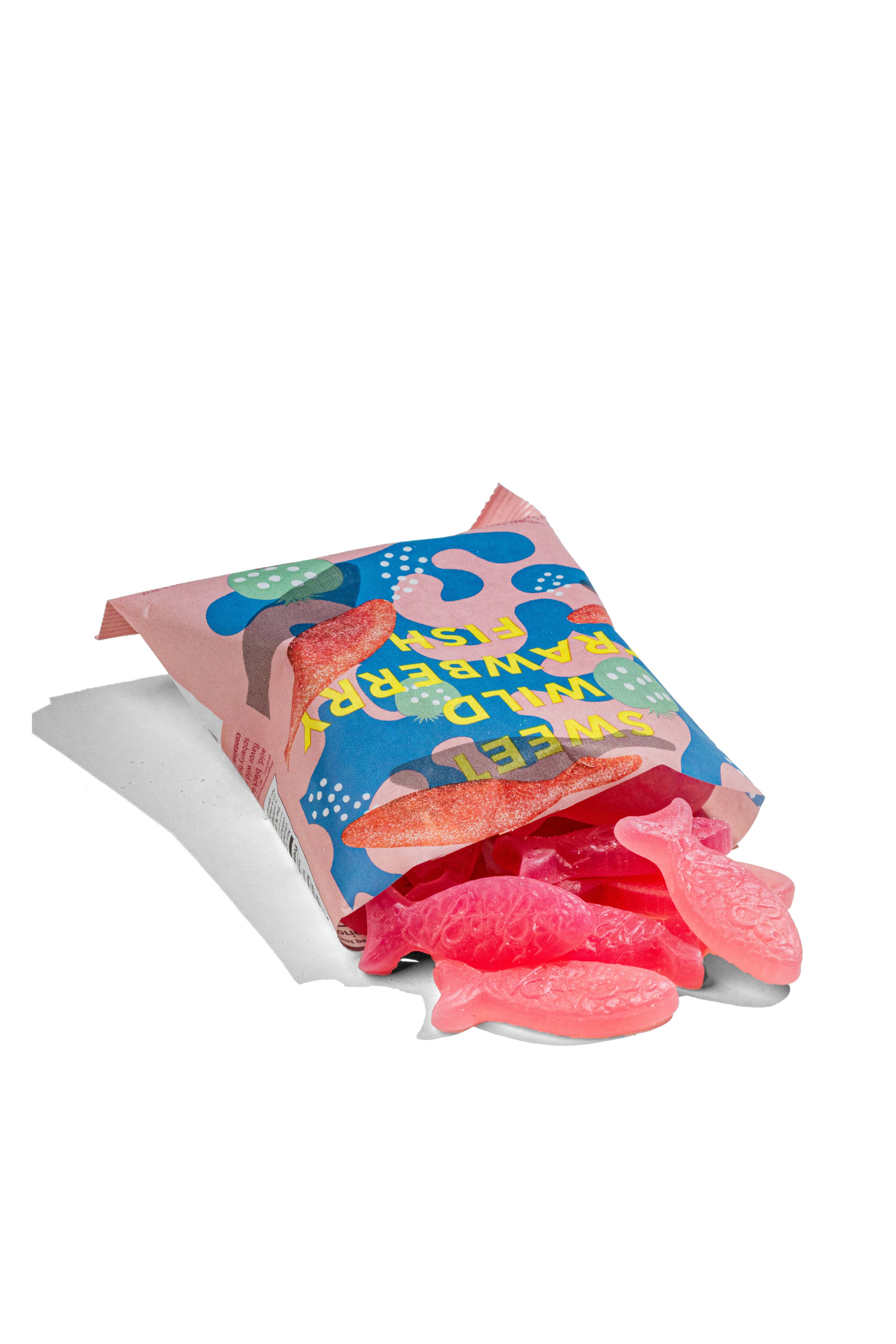 Sweet Wild Strawberry Fish - Swedish Candy