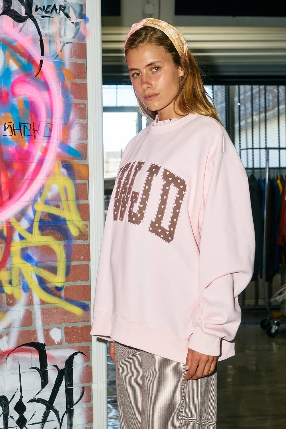 WWJD Heart Printed Mockneck — view 8