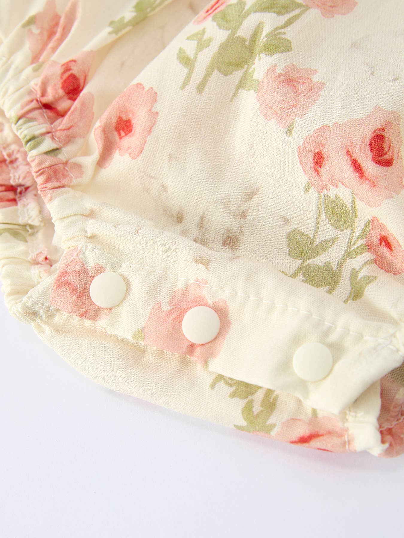 Rose Lace Baby Girl Romper w/ Headband