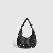 Metallic Studded Shoulder Bag