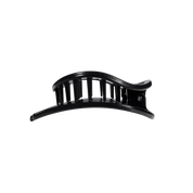 Flat Circle Hair Clip | Medium | Jet Black