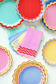 Rainbow Ric Rac Assorted Dinner Plates (10 ct) — view 9