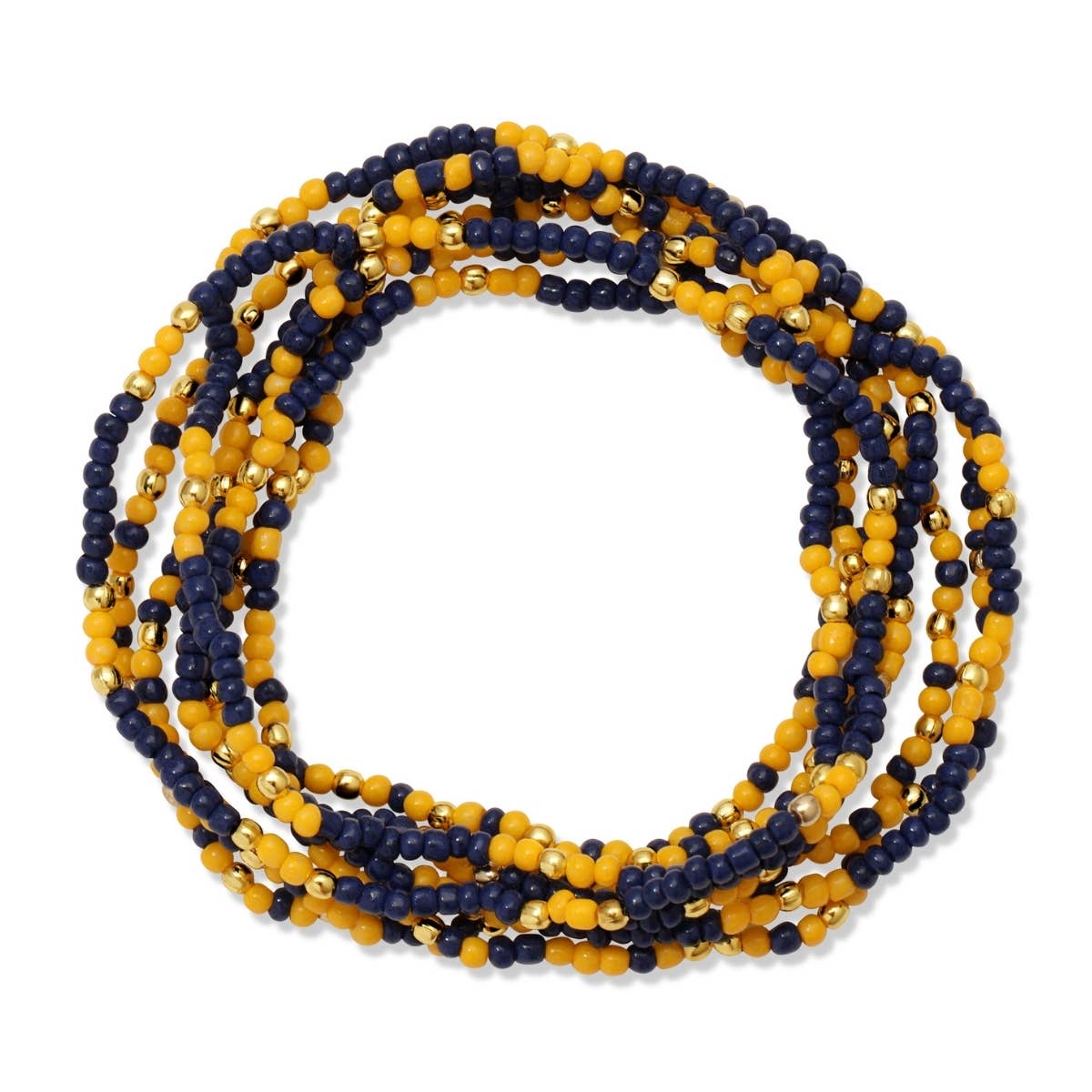 Stretch Seed Assorted Bead GAME DAY Bracelets