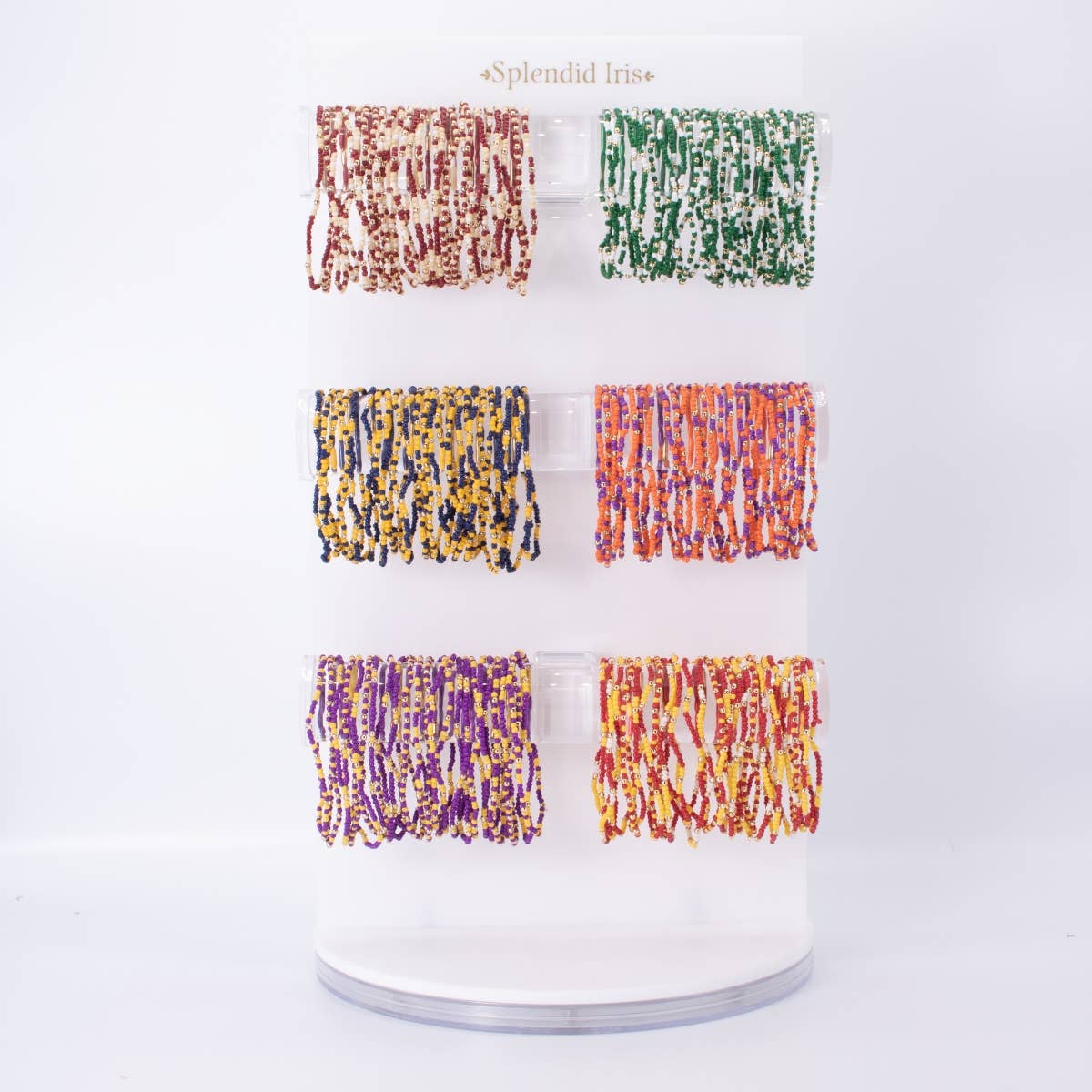 Stretch Seed Assorted Bead GAME DAY Bracelets