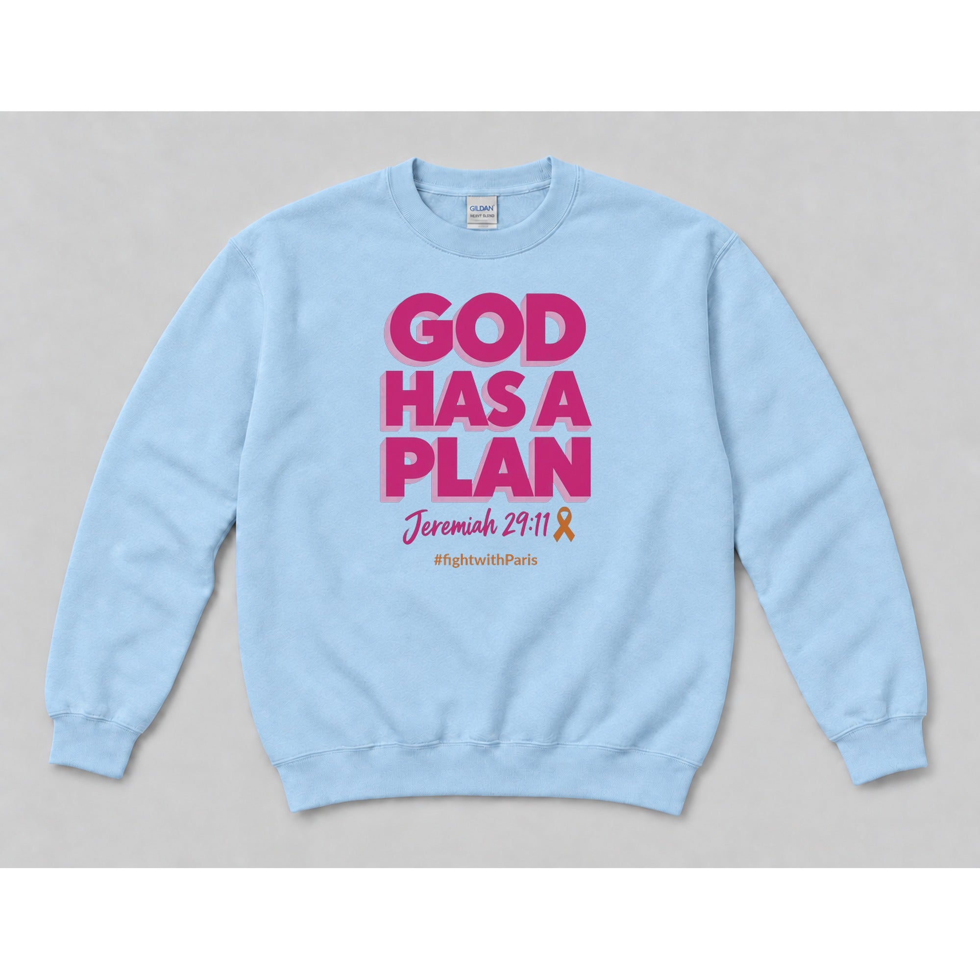 Crewneck Light Blue mockup