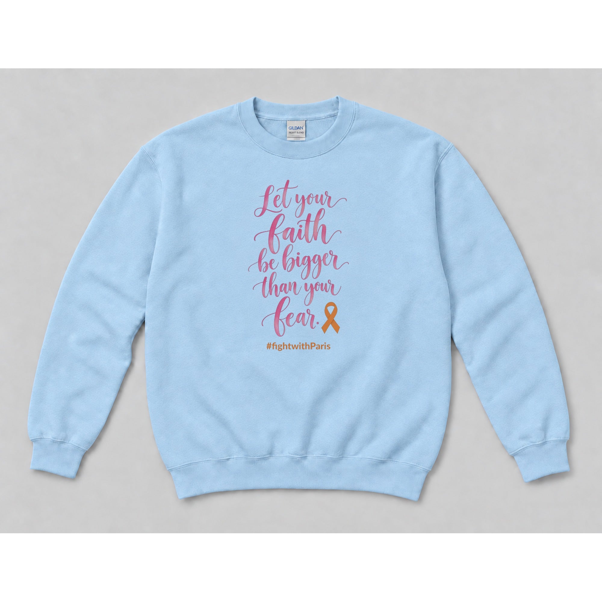 Crewneck Light Blue mockup