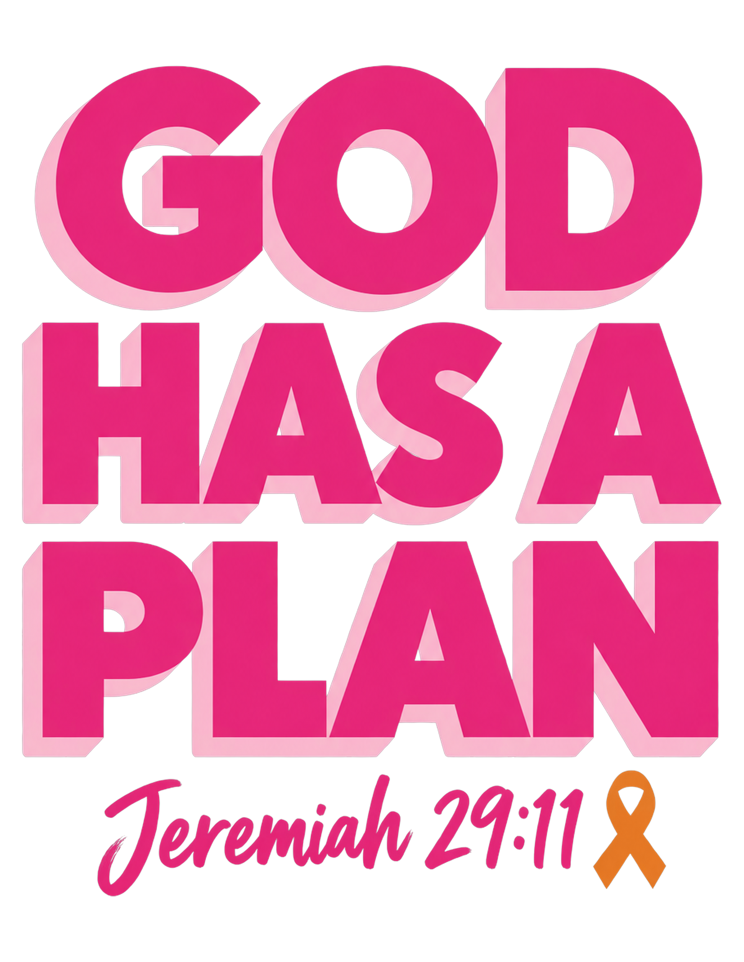 Print File 8.5x11 - God Has A Plan