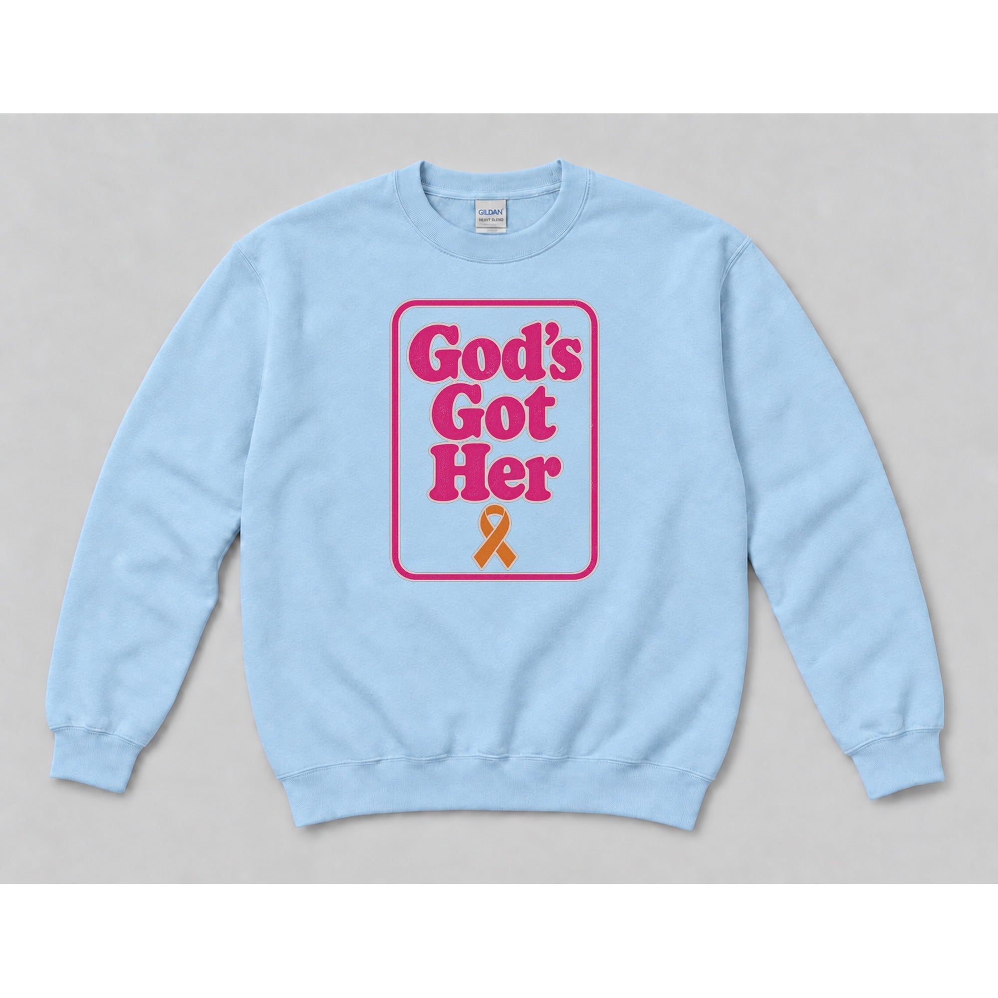 Crewneck Light Blue mockup