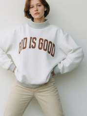 Pink Jesus & God Is Good Mockneck