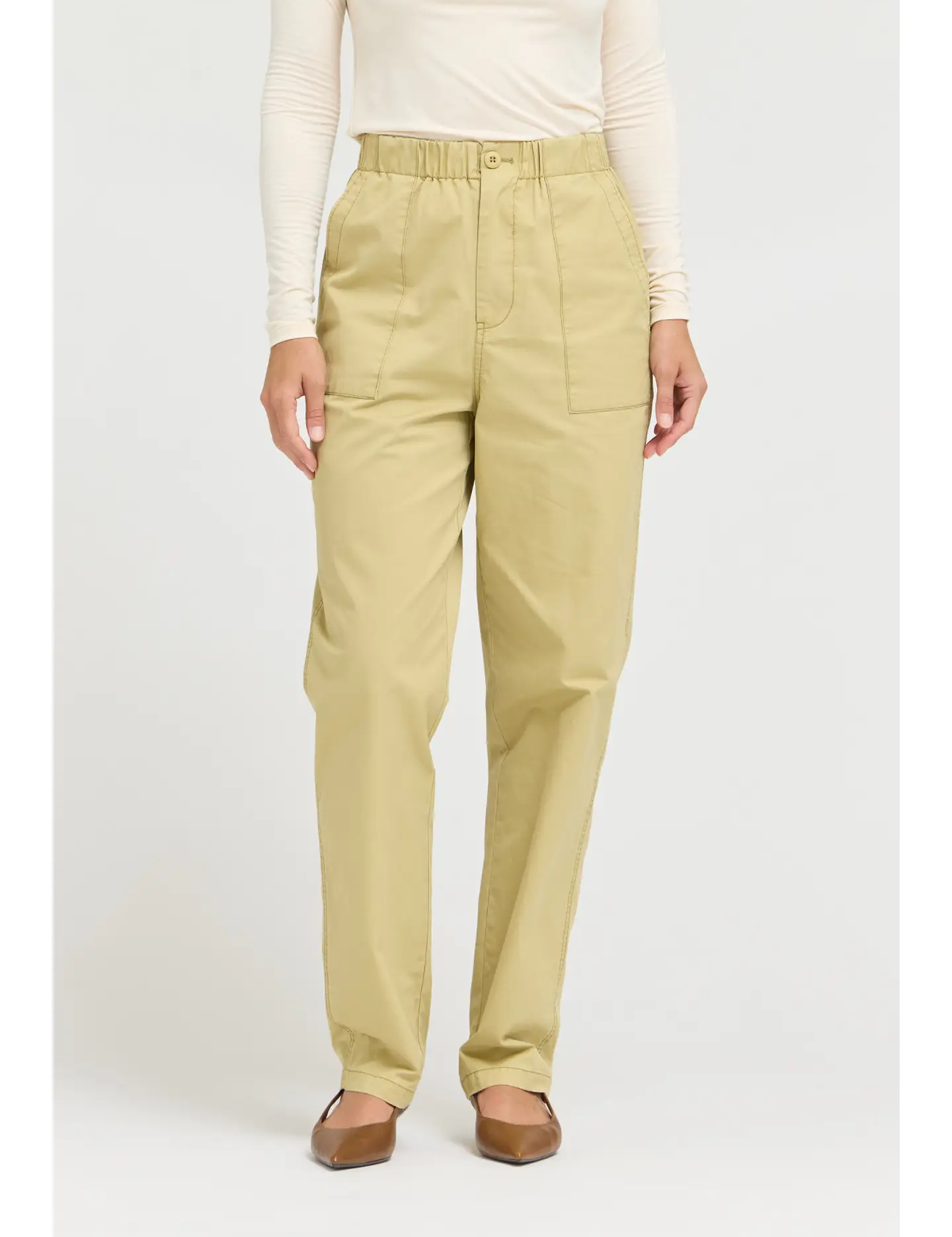 Cotton Front Pocket Pants at Ninety Nine Boutique, view 2