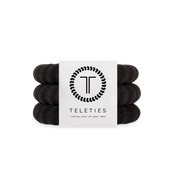 Jet Black | Large Nylon Hair Ties