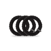 Jet Black | Large Nylon Hair Ties