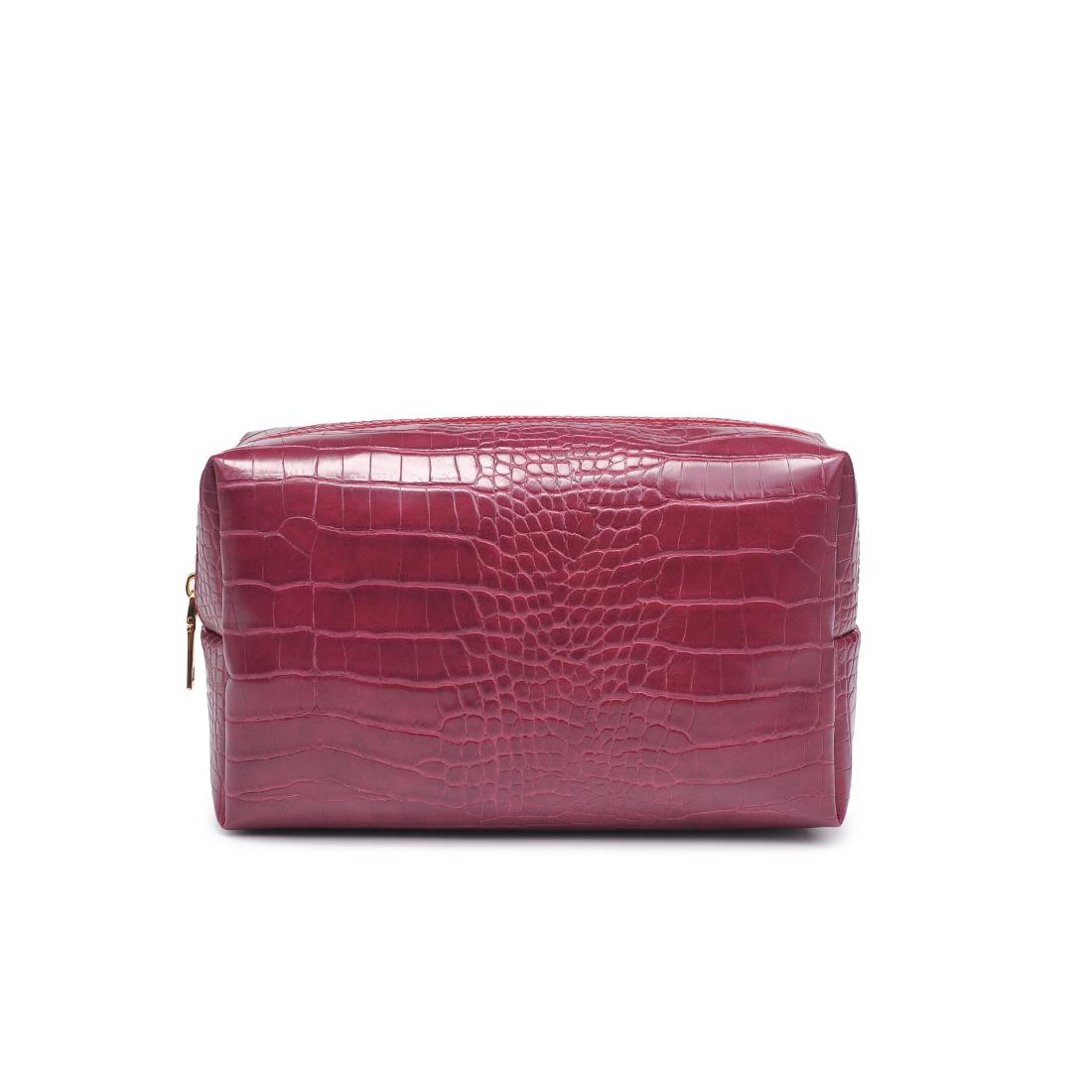Red Croc Cosmetic Pouch
