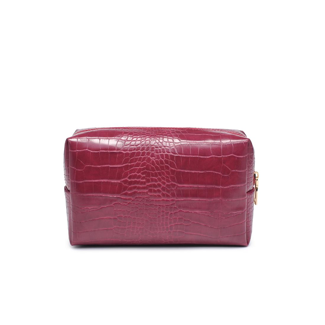 Red Croc Cosmetic Pouch