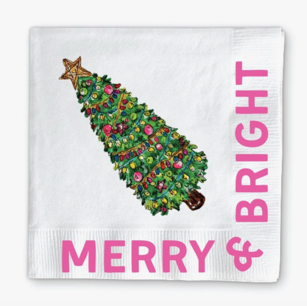 Merry & Bright Napkin - RTS