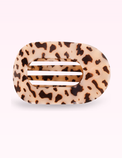 Ninety Nine Boutique super-pale pink accessory product photo: Flat Round Hair Clip | Medium | Blonde Tortoise (September 30, 2026)