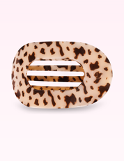 Ninety Nine Boutique super-pale pink accessory product photo: Flat Round Hair Clip | Large | Blonde Tortoise (September 30, 2026)