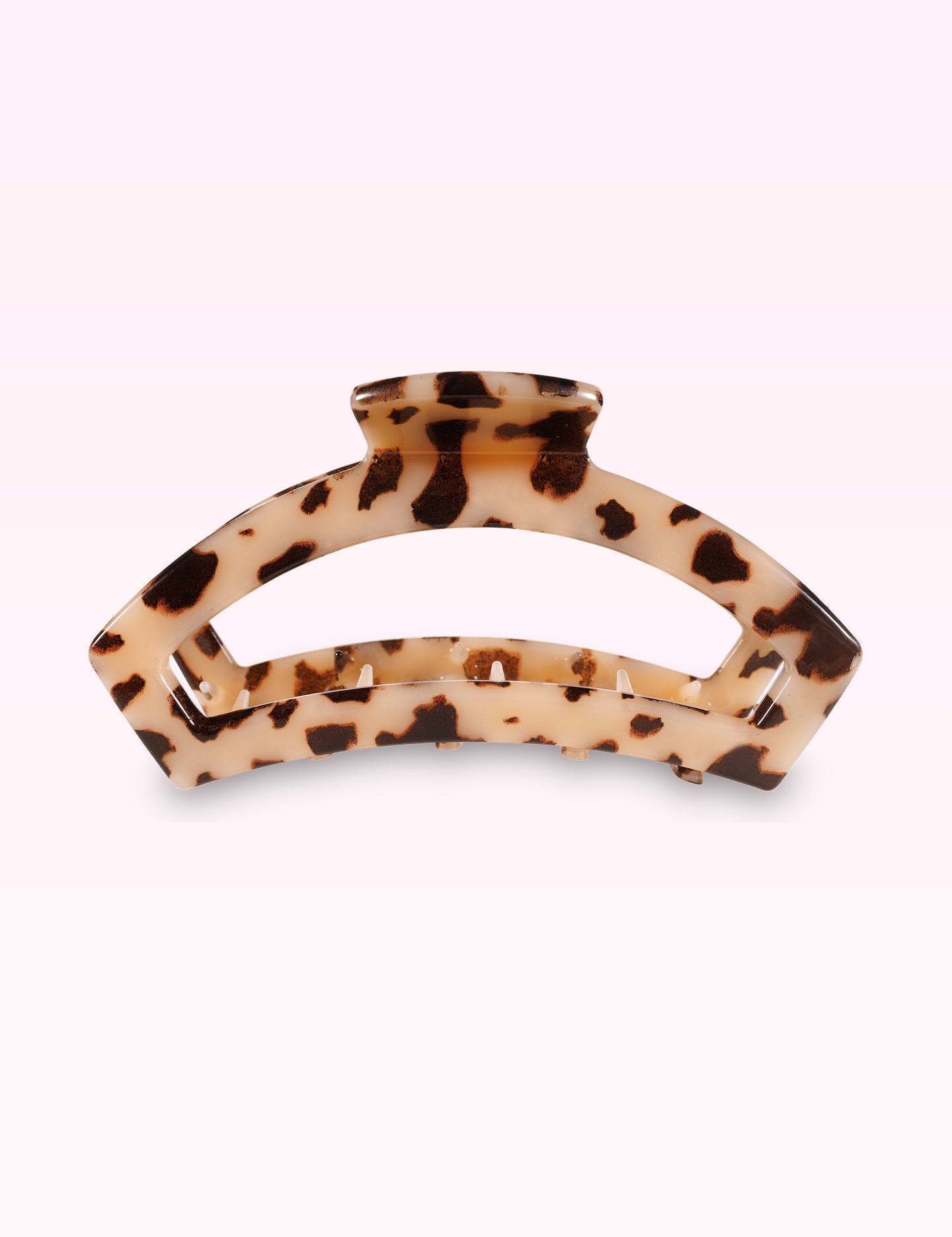 Ninety Nine Boutique super-pale pink accessory product photo: Open Hair Clip | Medium | Blonde Tortoise (September 30, 2026)