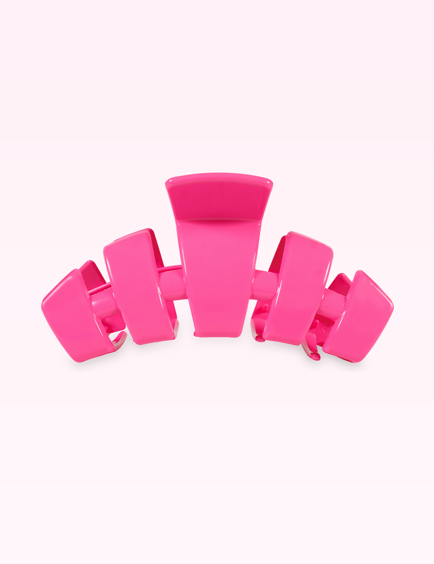 Ninety Nine Boutique super-pale pink accessory product photo: Classic Hair Clip | Medium | Tropical Punch (September 30, 2026)