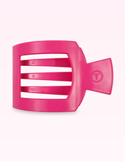 Ninety Nine Boutique super-pale pink accessory product photo: Flat Square Hair Clip | Large | Tropical Punch (September 30, 2026)