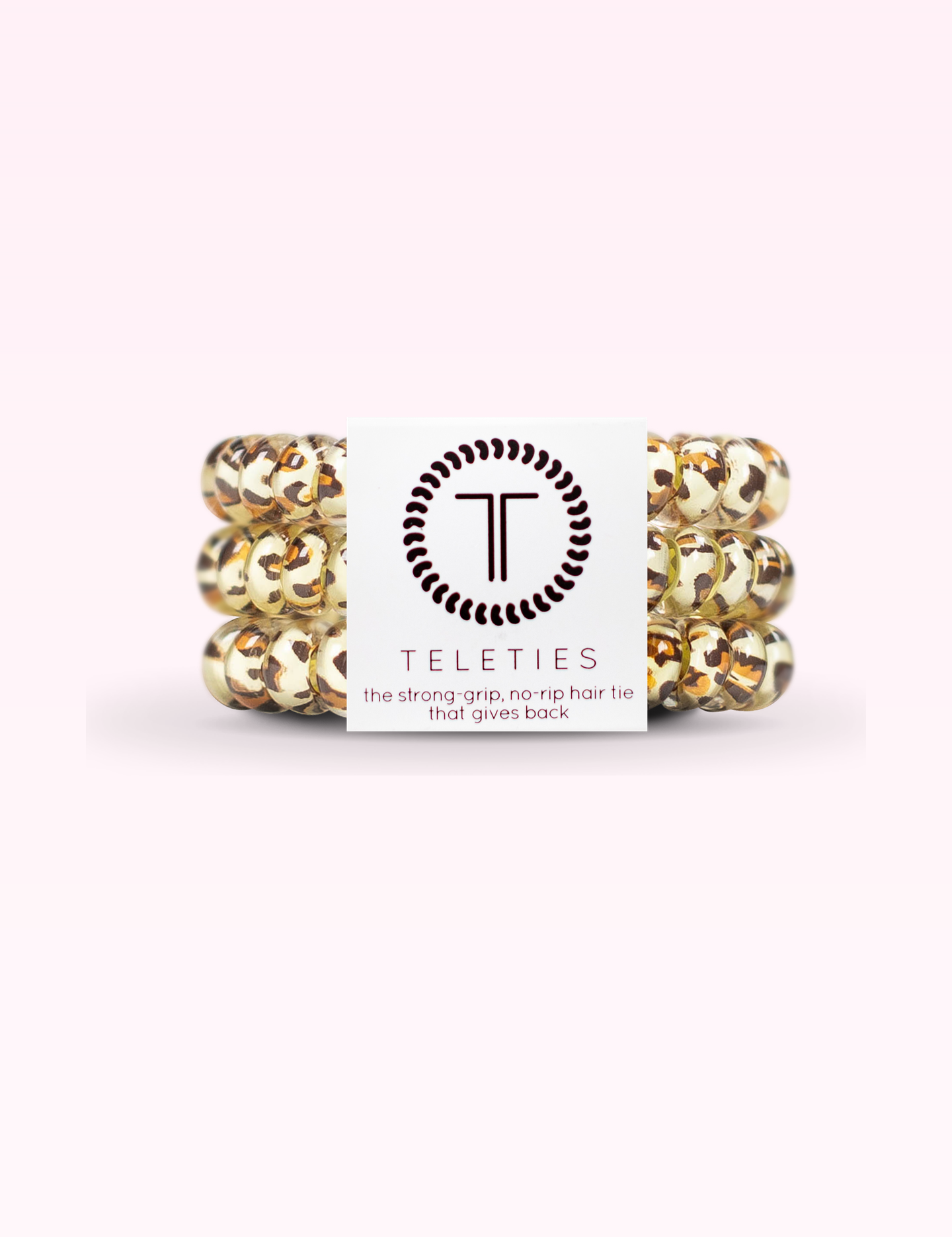 Ninety Nine Boutique super-pale pink accessory product photo: Spiral Hair Coils | Small | Leopard (September 30, 2026)