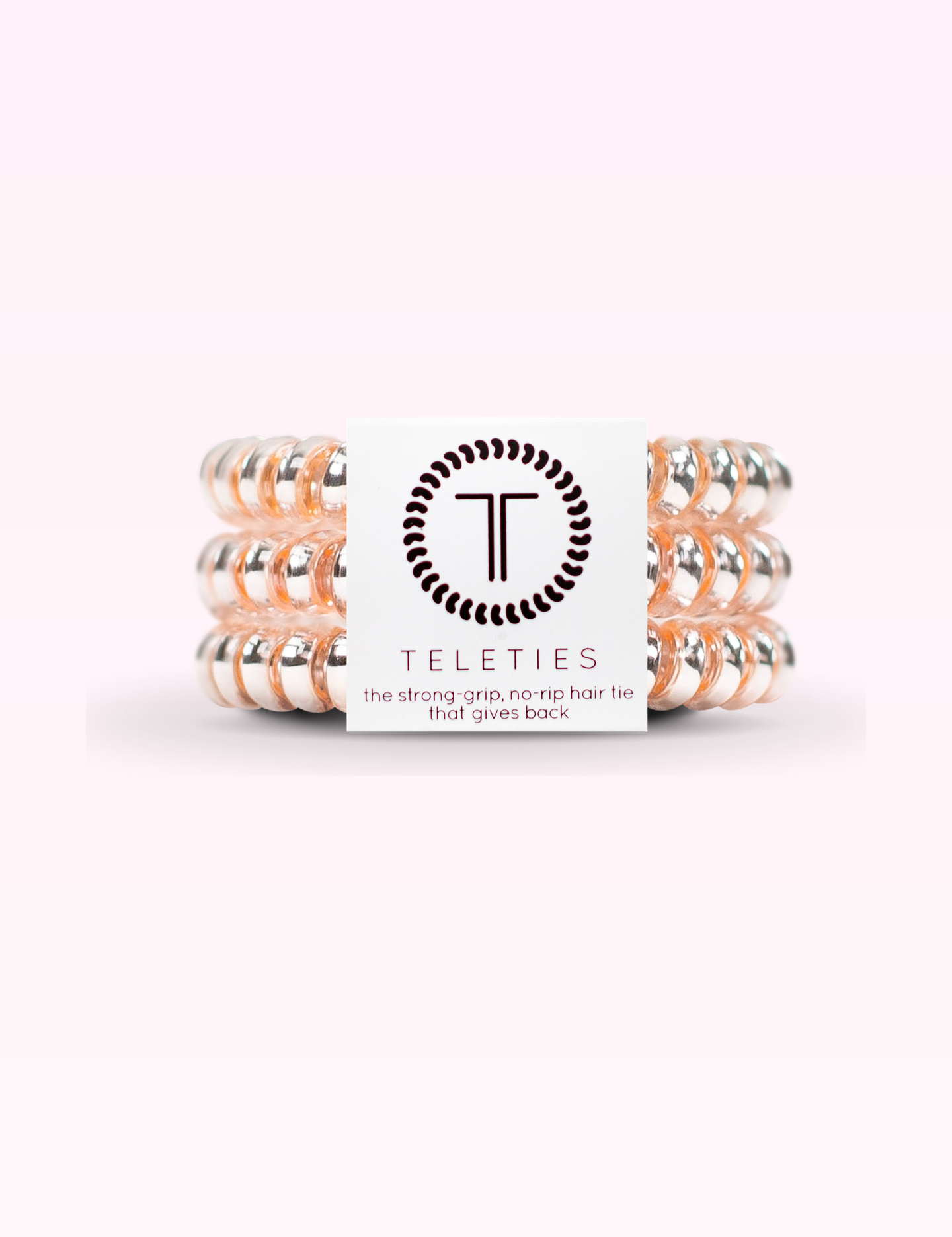 Ninety Nine Boutique super-pale pink accessory product photo: Spiral Hair Coils | Small | Millennial Pink (September 30, 2026)