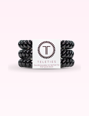Ninety Nine Boutique super-pale pink accessory product photo: Spiral Hair Coils | Small | Jet Black (September 30, 2026)