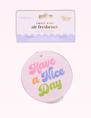 Ninety Nine Boutique super-pale pink accessory product photo: Have A Nice Day Car Air Freshener (September 30, 2026)