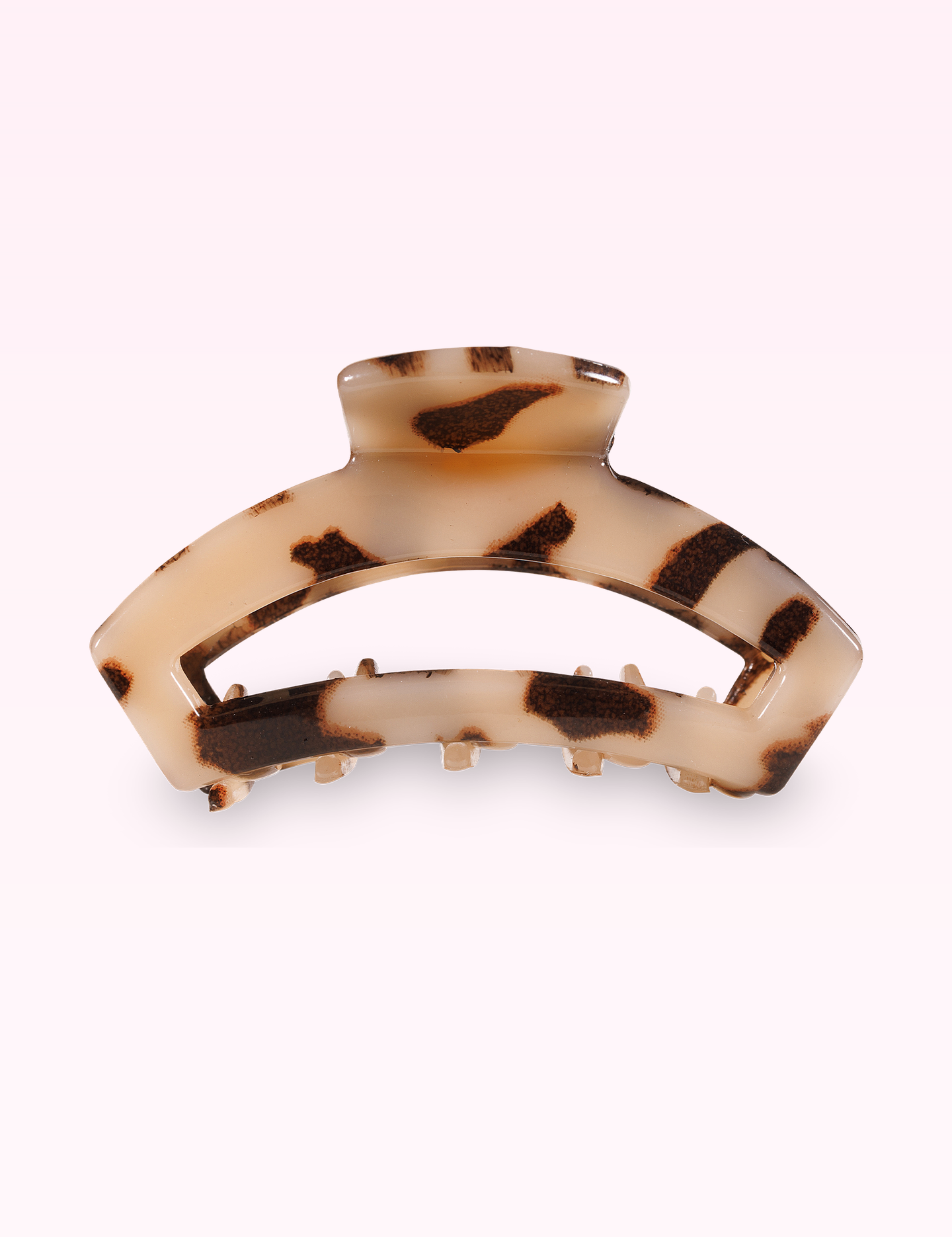 Ninety Nine Boutique super-pale pink accessory product photo: Open Hair Clip | Tiny | Blonde Tortoise (September 30, 2026)