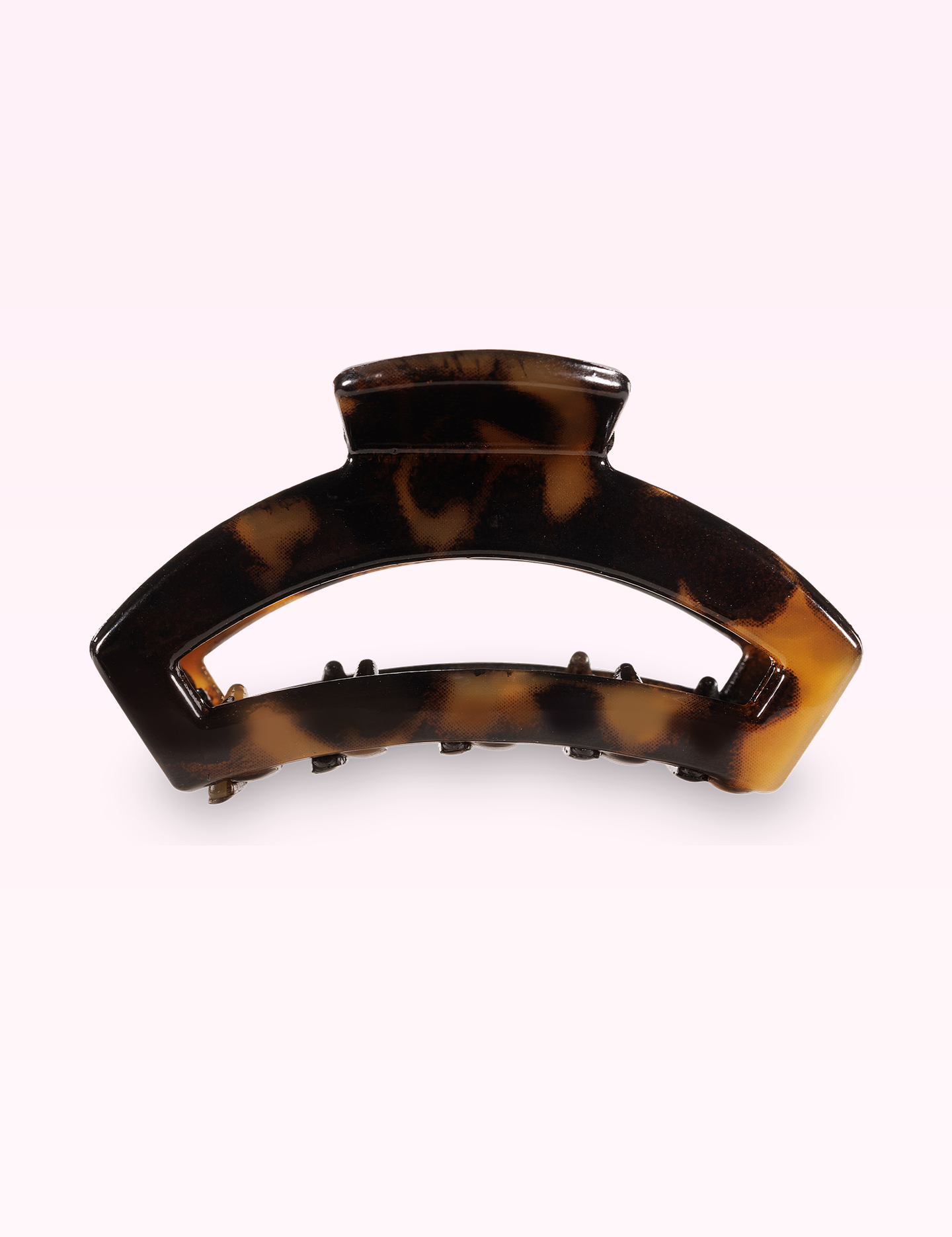 Ninety Nine Boutique super-pale pink accessory product photo: Open Hair Clip | Tiny | Tortoise (September 30, 2026)