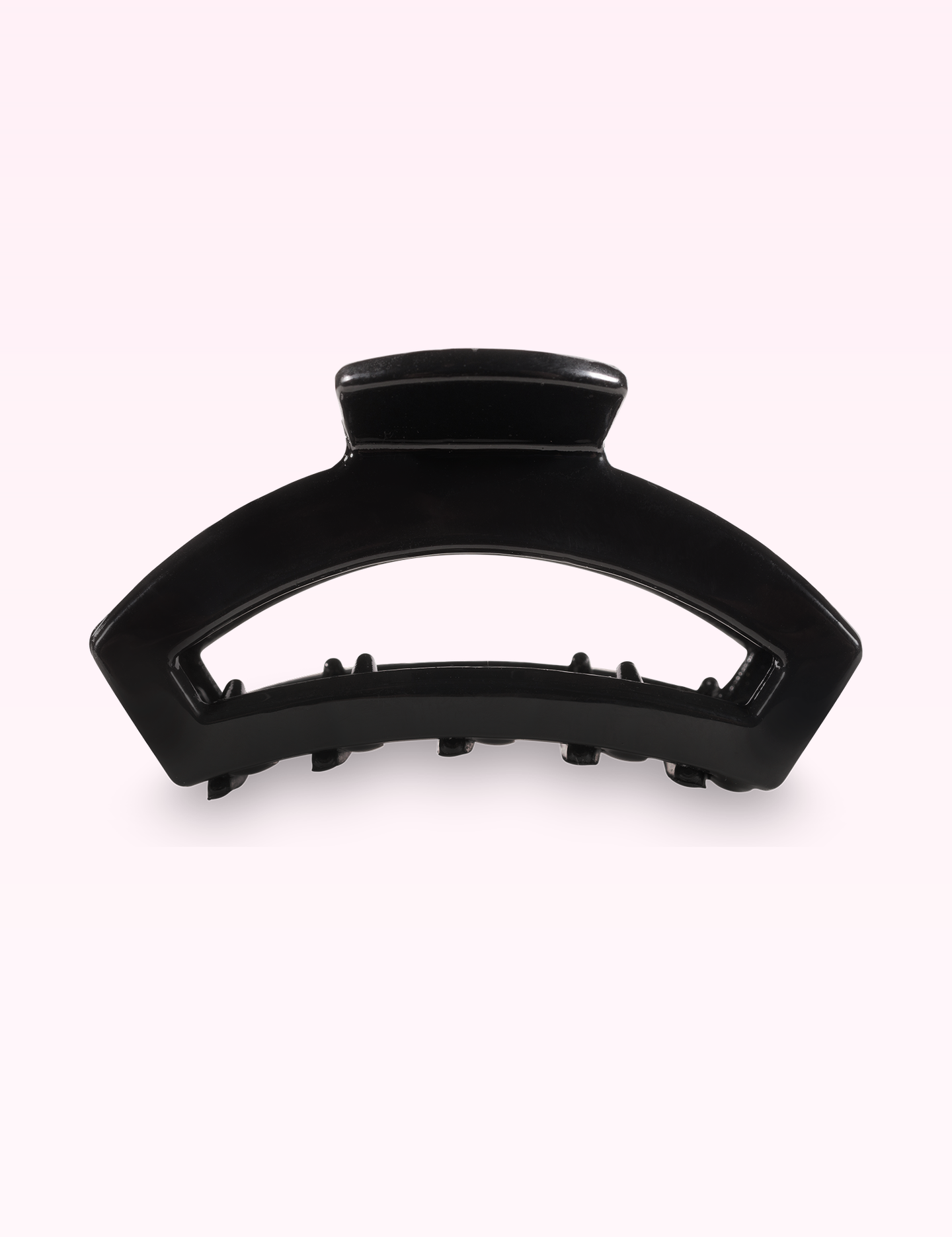 Ninety Nine Boutique super-pale pink accessory product photo: Open Hair Clip | Tiny | Jet Black (September 30, 2026)