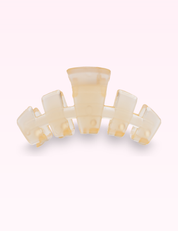 Ninety Nine Boutique super-pale pink accessory product photo: Classic Hair Clip | Tiny | Almond Beige (September 30, 2026)