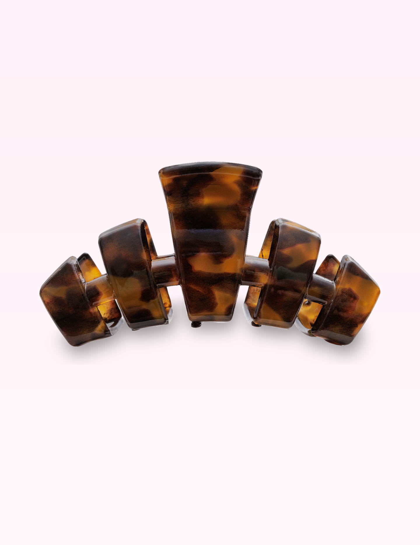 Ninety Nine Boutique super-pale pink accessory product photo: Classic Hair Clip | Small | Tortoise (September 30, 2026)
