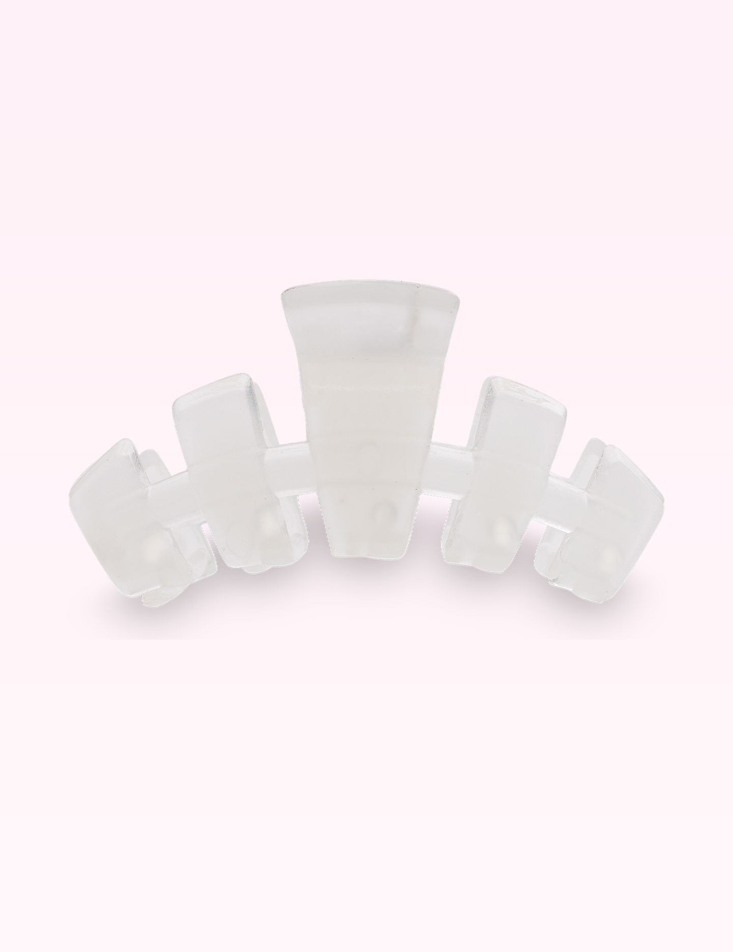 Ninety Nine Boutique super-pale pink accessory product photo: Classic Hair Clip | Tiny | Coconut White (September 30, 2026)