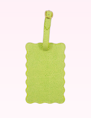 Ninety Nine Boutique super-pale pink accessory product photo: Green Lizard Scallop Luggage Tag (September 30, 2026)